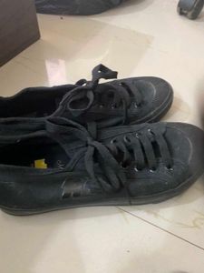 Black Canvas Shoes