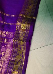 Shinning Pure Gadwal Saree