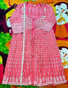 big ghera anarkali kurta set