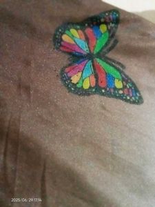 Butterfly Print Saree