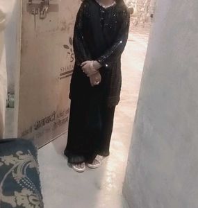 Black Kurti With Plazo C76