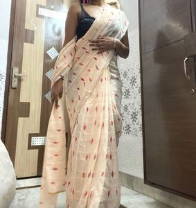 Pre Drapped saree With Blouse
