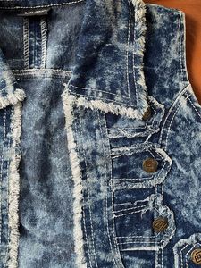 Stylish Denim Jacket Vest