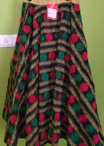 Ethnic Skirt Full Embroidery New With Tag