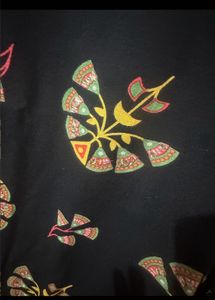 Elegant Printed Kurta with sharara