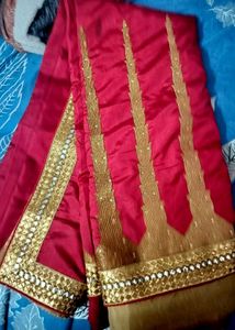 Elegant Ethnic red saree