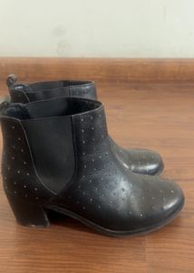Leather Black Boots