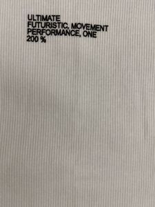H&amp;M Typographical Embroided Ribbed Fitted Tee