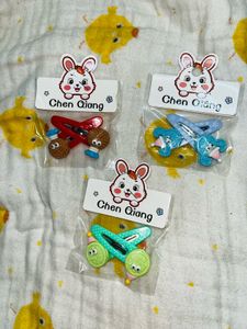 Cute Flower Hair Clips - Set of 4