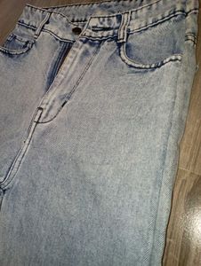 Light Blue Faded High Waisted Jeans