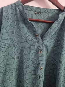 Box Printed Kurti For Women