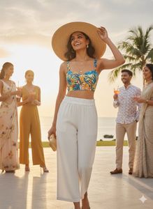 ✨ THRIFT FIND: GUESS Luxe Linen-Touch Culottes! ✨