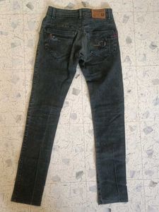 Dark Gray Denim Jeans