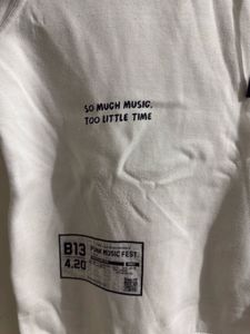 White Graphic Print Hoodie
