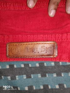pretty red velvet jeans.