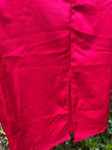 red bodycon