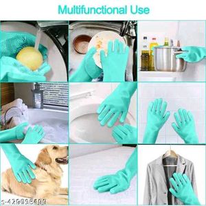 Silicone Scrubbing Gloves