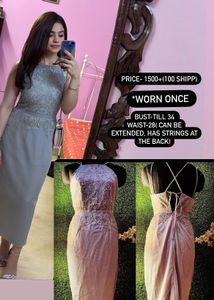 Elegant Grey Dress