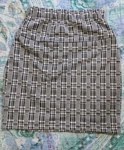 Checkered Miniskirt