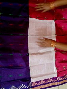 Elegant sambalpuri saree with blouse piece