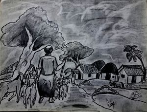 Cartoon Sketch / Drawing / Painting