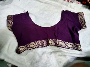 Elegant Purple Banarasi Saree 💗