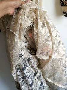 Beautiful Heavy Work Long Gown With Beads Wor