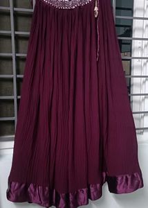 wine Elegant Lehenga Choli