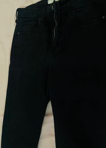 Black High Waist Skinny Fit Denim Jeans