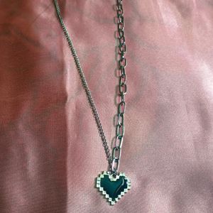 Y2k 2 Layered Silver Plated Chain