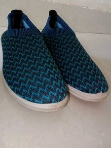 Blue Casual Shoes