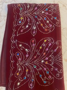 Saree With Work Good Condition