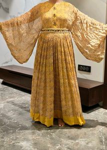 2 Pcs Party Wear Gown