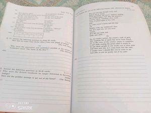 12th English Desk Work