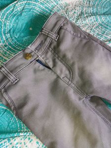 Gray Denim Pants