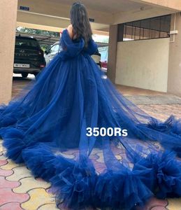 Designer Ruffle Gawon 💙 With Free HairAccessorie