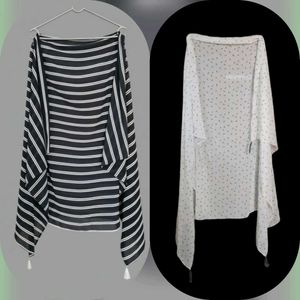 2 Stylish Striped shrug