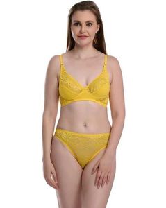 Yellow Bra and Panty Set