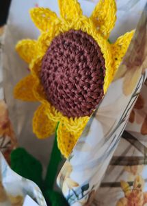 Crochet Sunflower Bouquet - Handmade Gift 💐🌻