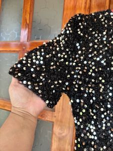 Black Sequence Dress