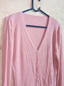 Trendy Winter Fashion Cardigan Ribbed