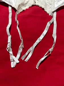 White Lace Garter Belt