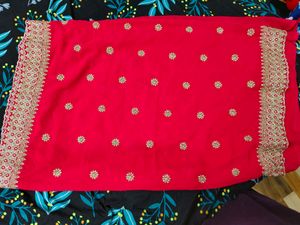 Heavy Work Designer Saree..Bought From Botique.