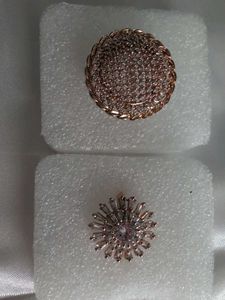 Rose Gold Finger Rings Combo