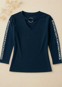 Blue full sleeve top