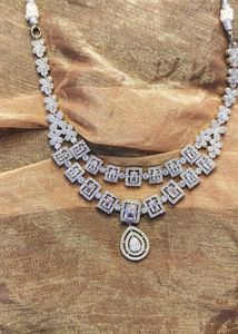 Elegant Crystal Two-Tier Necklace