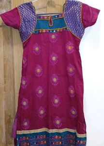 Punjabi Kurti Set With Dupatta And Salwar