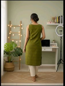 Olive Green Kurta
