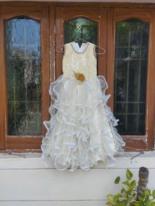 White Frill Frock 🌸