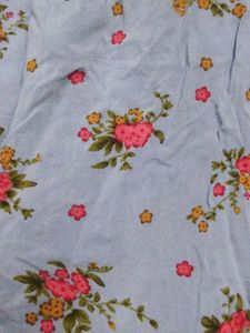 Floral Grey Top
